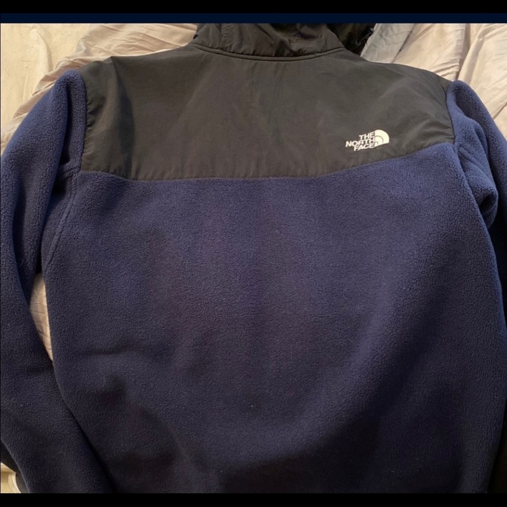 The North Face Denali with hood.